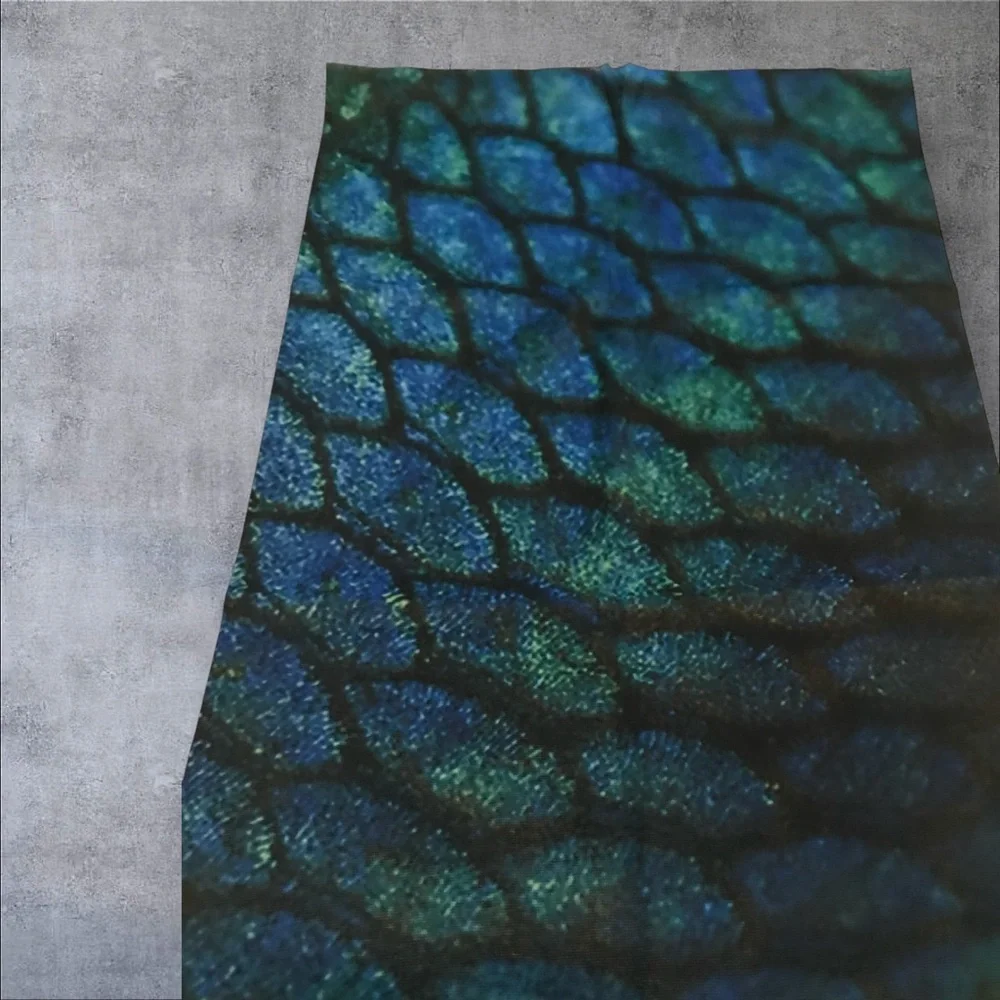 Mermaid Dragon Scale 16 n 1 Neck Gaiter Face Cover Dust Mask Biker Rag Moto New